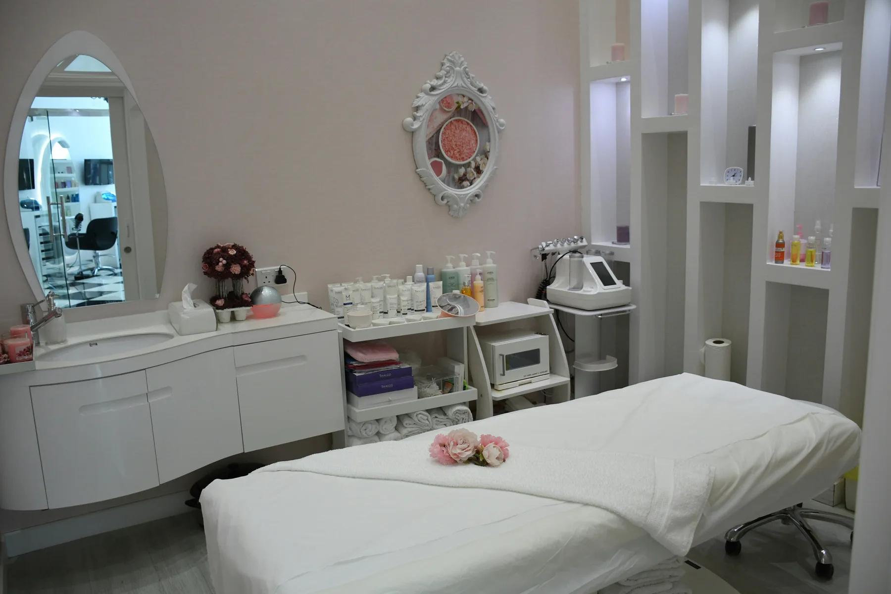A peaceful treatment room