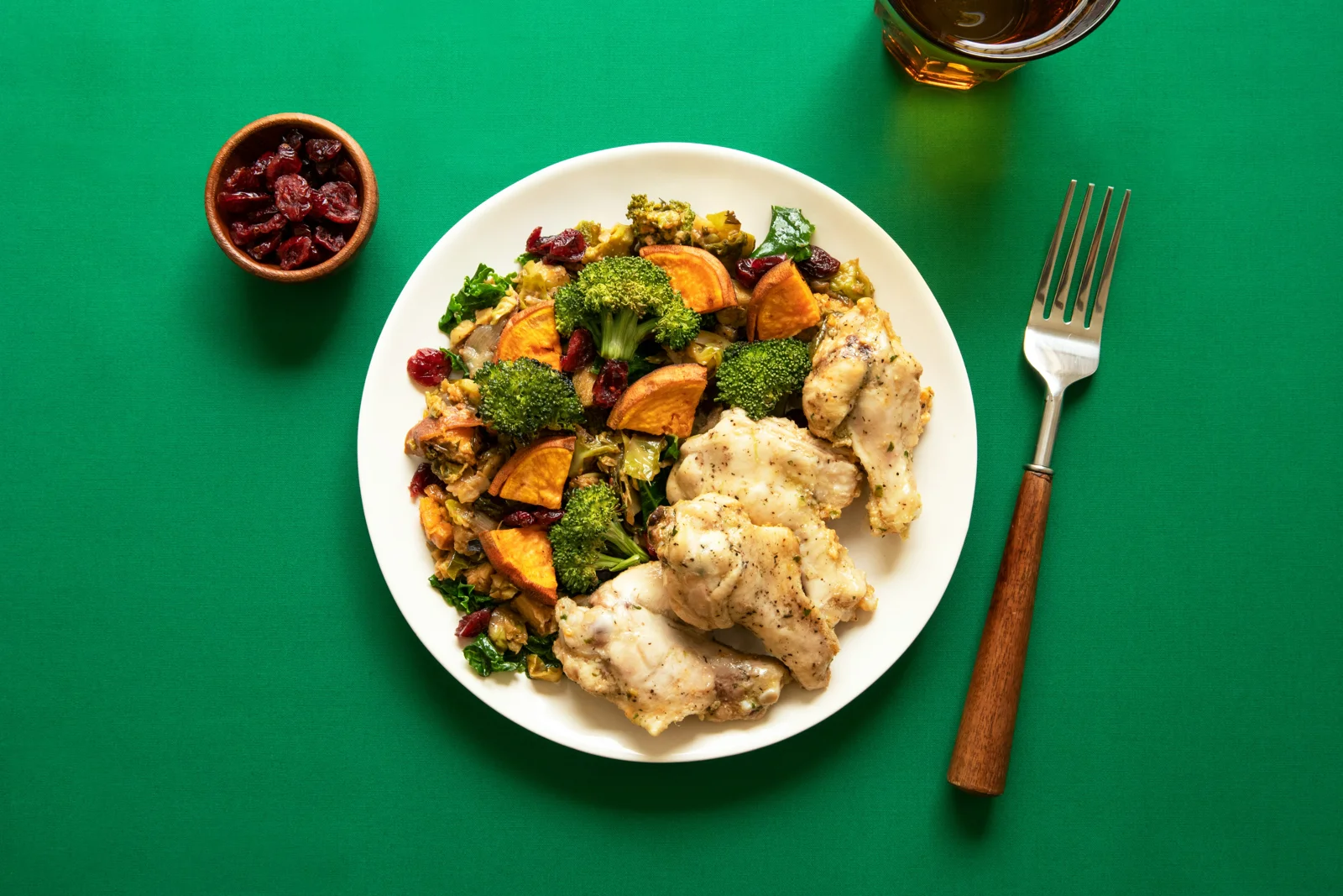 Chicken food photography