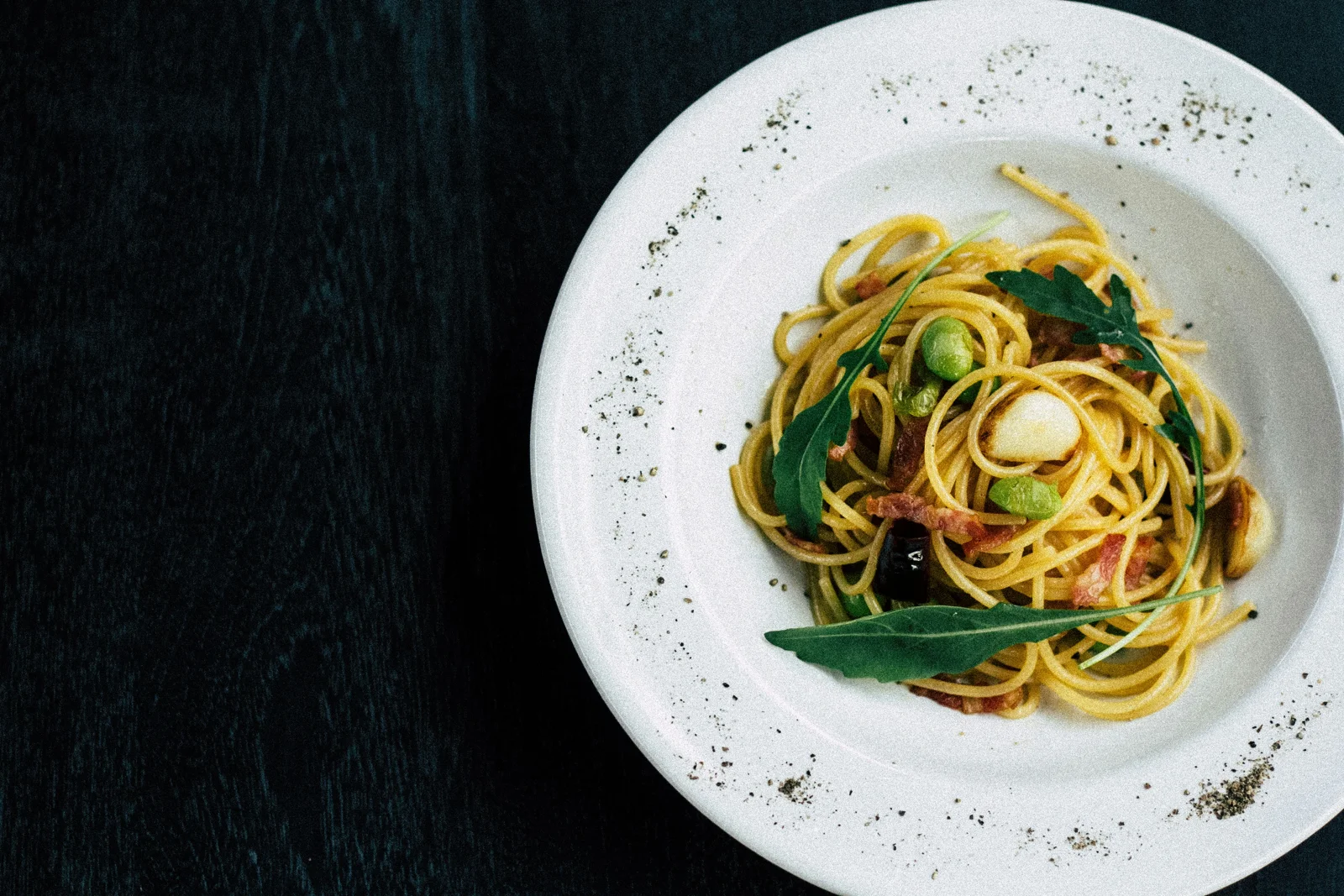 Pasta food photography